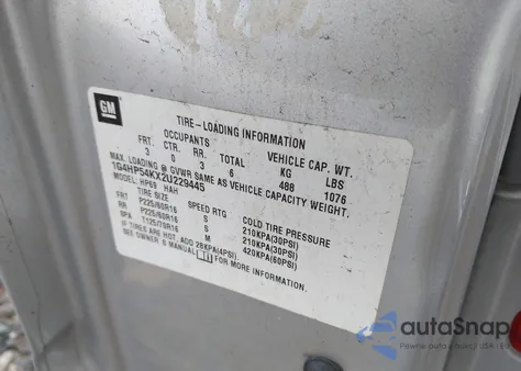 2002 Buick Lesabre Custom from USA, damaged, VIN 1G4HP54KX2U229445